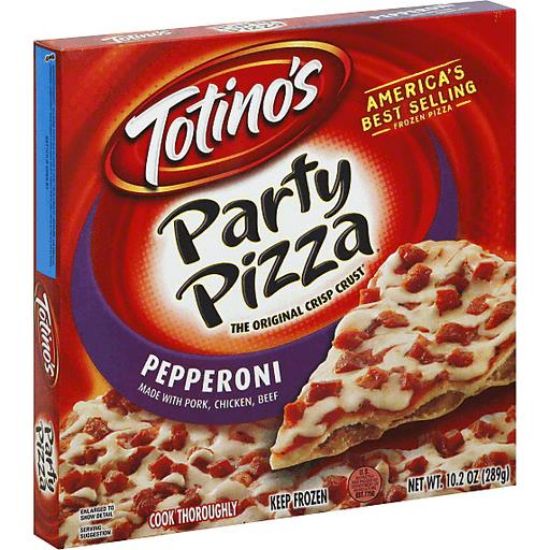 Picture of Totino/'s Pepperoni Party Pizza 10 Oz