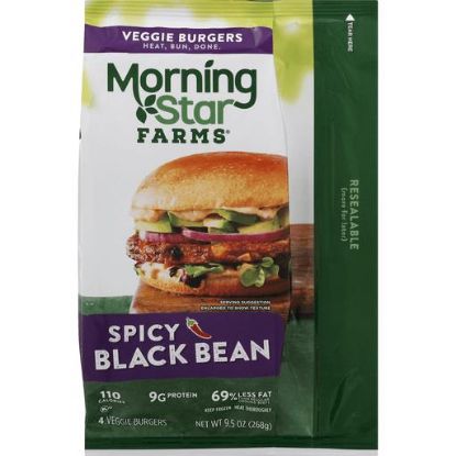Picture of Morning Star Farms Burgers Spicy Black Bean 9.5 Oz
