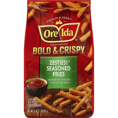 Picture of Ore-ida Bold & Crispy Zesties! Seasoned Fries 32 Oz