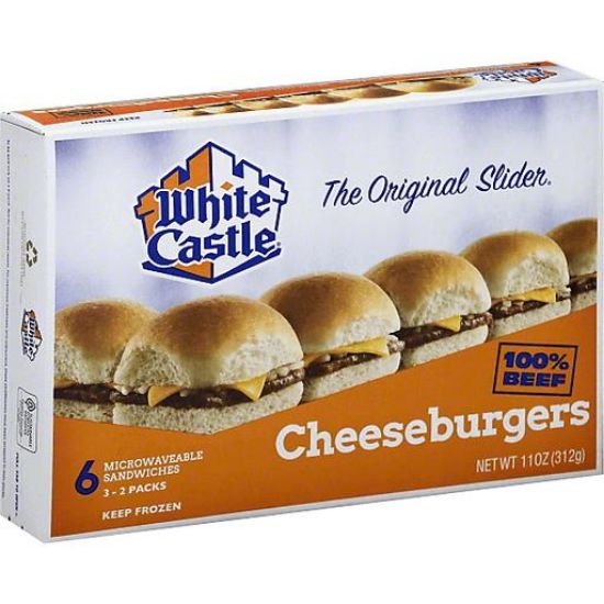 Picture of White Castle Cheese Sliders Cheeseburgers 6 Pk