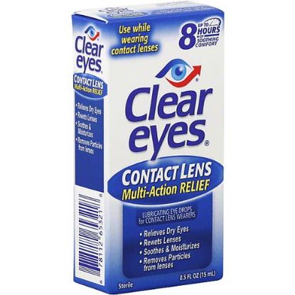 Picture of Clear Eyes Contact Lens Relief Multi-action 0.5 Oz