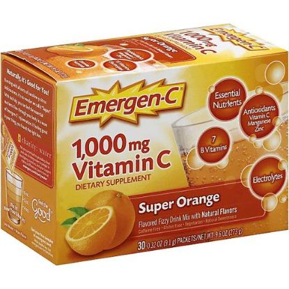 Picture of Alacer Emergen-c 1000 Mg Vitamin C - Super Orange 30 Ct