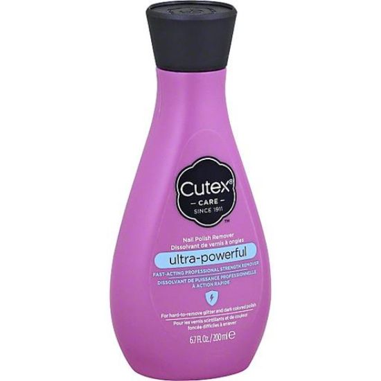 Picture of Cutex Care Nail Polish Remover Ultra-powerful 3.4 Oz