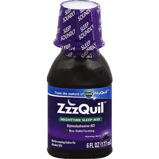 Picture of Vicks Nighttime Sleep-aid Warming Berry Fall Asleep Fast 6 Oz