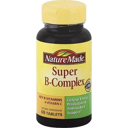 Picture of Nature Made B-complex With Vitamin C Super Tablets 60 Ct