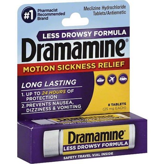 Picture of Dramamine Motion Sickness Relief Tablets 8 Ct
