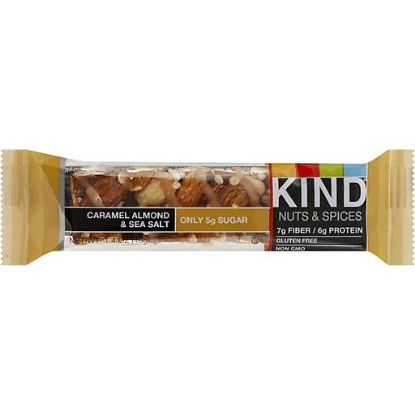 Picture of Kind Nuts & Spices Bar Caramel Almond & Sea Salt 1.4 Oz