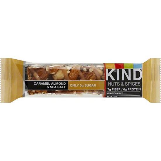 Picture of Kind Nuts & Spices Bar Caramel Almond & Sea Salt 1.4 Oz