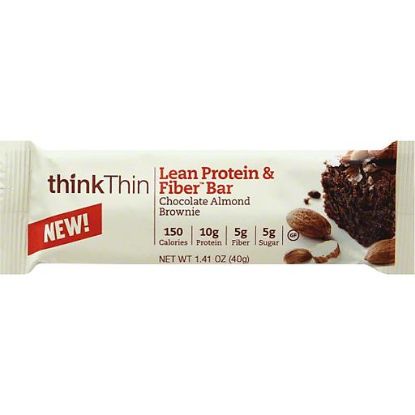 Picture of Thinkthin Protein & Fiber Bar Chocolate Almond Brownie 1.41 Oz