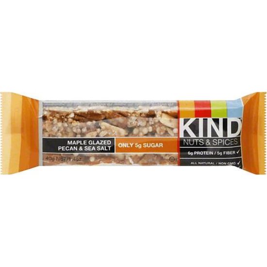 Picture of Kind Maple Glazed Pecan & Sea Salt Bars 1.4 Oz