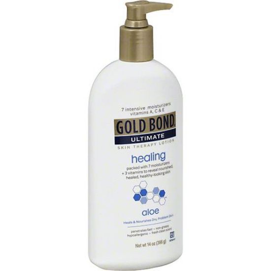 Picture of Gold Blend Ultimate Skin Therapy Lotion Fresh Clean Scent Healing Aloe 14 Oz