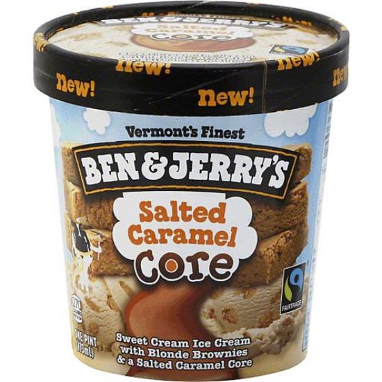 Picture of Ben & Jerry/'s Salted Caramel Core Pint 16 Oz