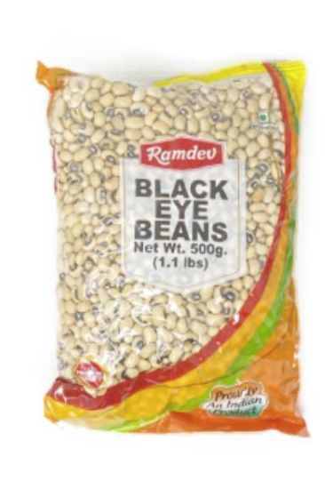 Picture of Ramdev Black Eye Beans 500 Grams