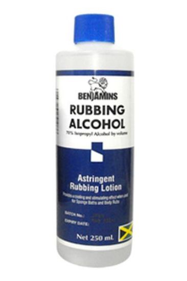 Picture of Benjamins Rubbing Alcohol 250 Ml