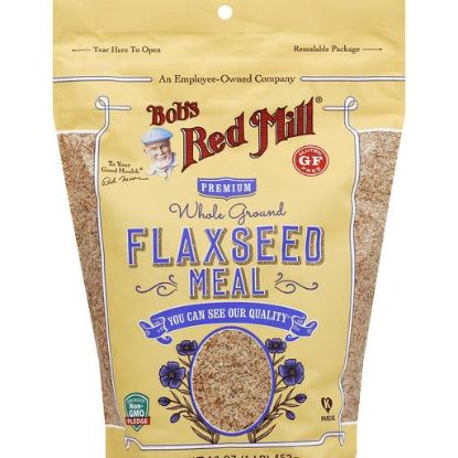 Picture of Bob/'s Red Mill Flaxseed Meal Premium Whole Ground 16 Oz