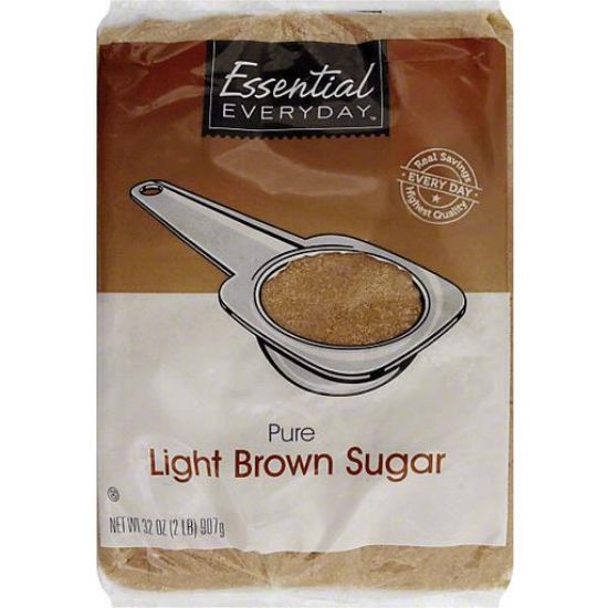 Picture of Essential Everyday Sugar Pure Light Brown 2 Lb