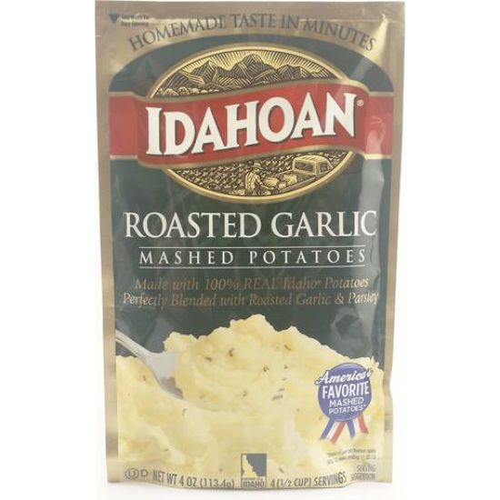 Picture of Idahoan Roasted Garlic Mashed Potatoes 4 Oz