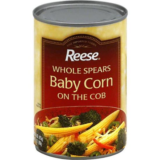 Picture of Reese Corn Baby On The Cob Whole Spears 15 Oz