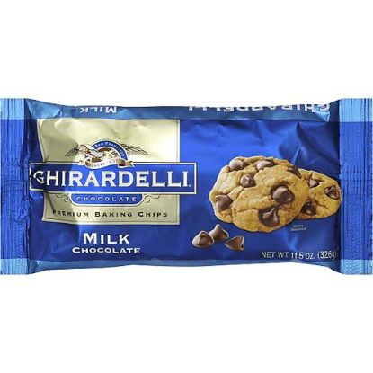 Picture of Ghirardelli Baking Chips Premium Milk Chocolate 11.5 Oz