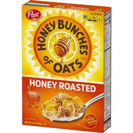Picture of Honey Bunches Cereal Crunchy Honey Roasted 14.5 Oz