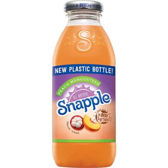 Picture of Snapple Peach Mangosteen Plastic Bottle 16 Oz