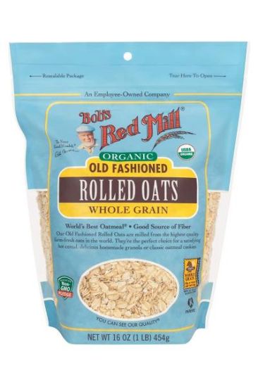 Picture of Bob/'s Red Mill Rolled Oats Whole Grain Old Fashioned 32 Oz