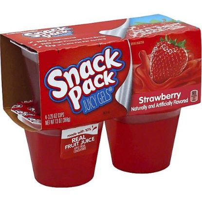 Picture of Snack Pack Juicy Gels Strawberry 13 Oz
