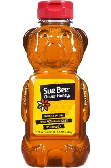 Picture of Sue Bee Clover Honey Squeeze Bear Bottle 12 Oz