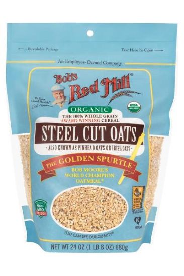 Picture of Bob/'s Red Mill Oats Steel Cuts 24 Oz