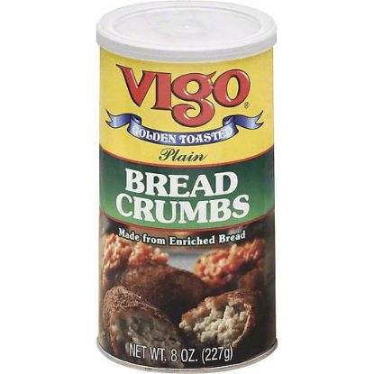 Picture of Vigo Bread Crumbs Plain Golden Toasted 8 Oz