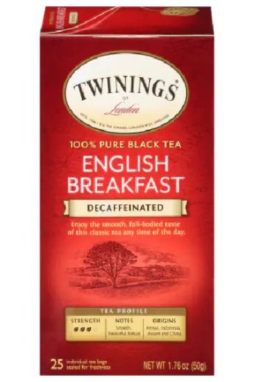 Picture of Twinings English Breakfast Tea Decaf 25 Ct