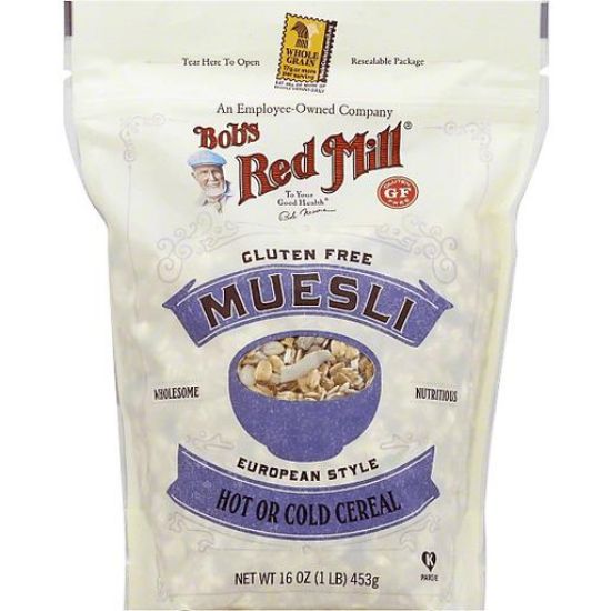 Picture of Bob/'s Red Mill Gluten Free Muesli Hot Or Cold Cereal European Style 16 Oz