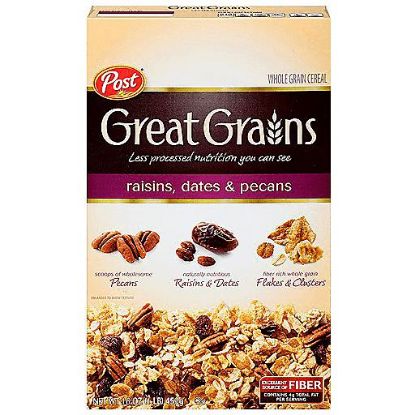 Picture of Great Grains Cereal Raisins Dates & Pecans 16 Oz