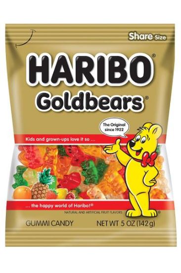 Picture of Haribo Goldbears Gummi Candy 5 Oz