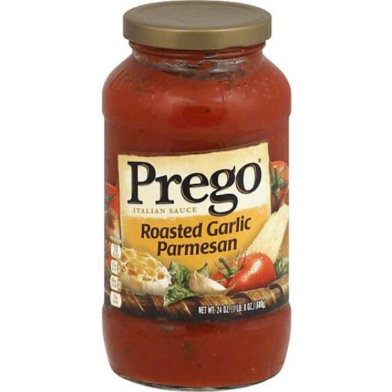Picture of Prego Italian Sauce Roasted Garlic Parmesan 24 Oz