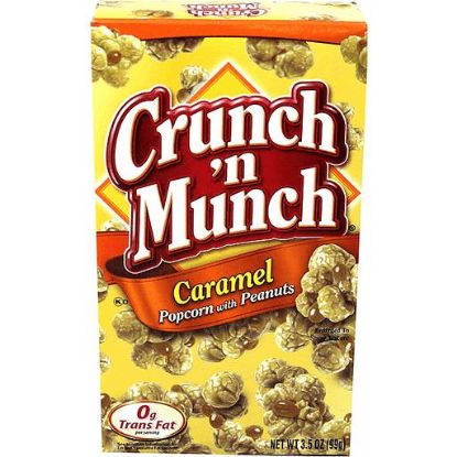 Picture of Crunch N Munch Caramel Popcorn With Peanuts 3.5 Oz
