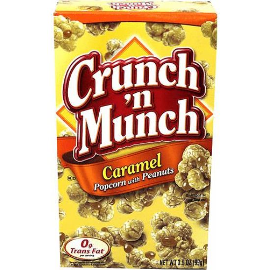 Picture of Crunch N Munch Caramel Popcorn With Peanuts 3.5 Oz