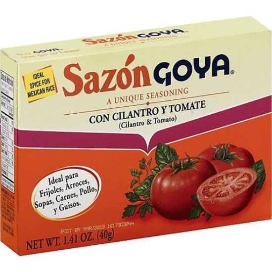 Picture of Sazon Goya Seasoning Cilantro & Tomato 1.41 Oz