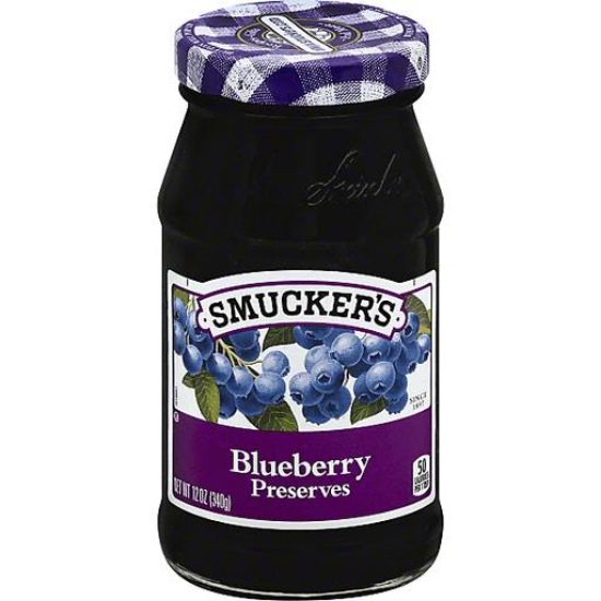 Picture of Smuckers Preserves Blueberry 12 Oz