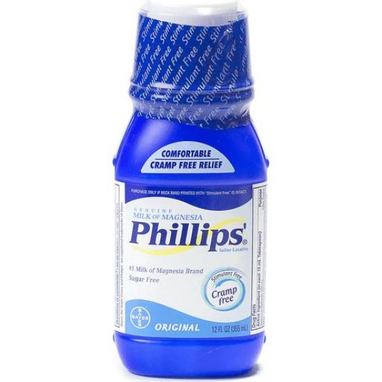 Picture of Phillips Genuine Saline Laxative Milk Of Magnesia Original 12 Oz