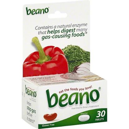 Picture of Beano Food Enzyme Tablets 30 Ct
