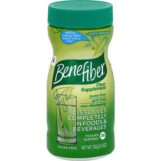 Picture of Benefiber Fiber Supplement Powder Bottle 5.4 Oz