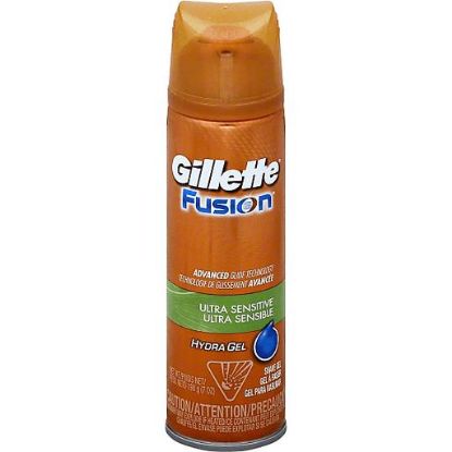 Picture of Gillette Fusion Shave Gel Ultra Sensitive 7 Oz