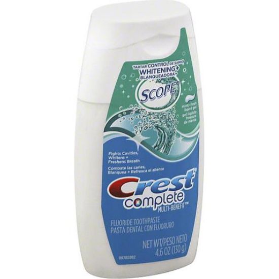 Picture of Crest Scope Toothpaste Fluoride Minty Fresh Liquid Gel 4.6 Oz