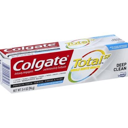 Picture of Colgate Total Sf Toothpaste Anticavity Antigingivitis And Anti Sensitivity Clean Mint Paste 4.8 Oz