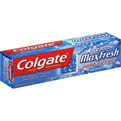 Picture of Colgate Max Fresh Toothpaste Anticavity Fluoride Cool Mint 6 Oz