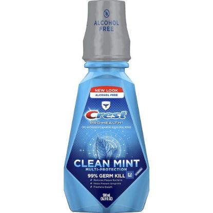 Picture of Crest Pro-health Oral Rinse Multi-protection Clean Mint 500 Ml