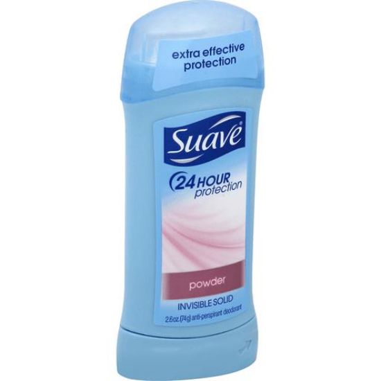 Picture of Suave 24 Hour Protection Powder Anti-perspirant Deodorant Invisible Solid 2.6 Oz