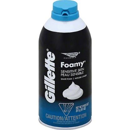 Picture of Gillette Shave Foam Foamy Sensitive Skin 11 Oz
