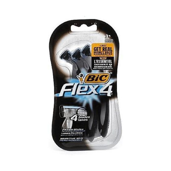 Picture of Bic Flex 4 Razors 3 Ct